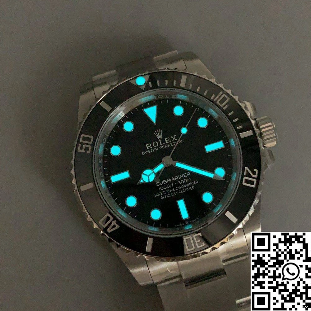 Black Submariner Rolex VS Factory 124060-97200 Dial 0511